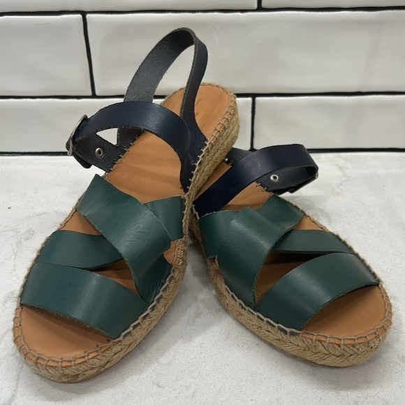 Anthropologie Naguisa Sandals Women Mediterranean Fisherman Espadrille 40 US 9.5 - Picture 10 of 16